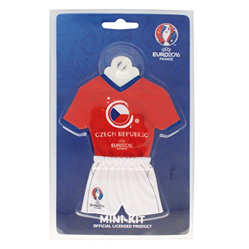UEFA Euro 2016 – Minitrikot mit Saugnapf – Tschechien 18 cm