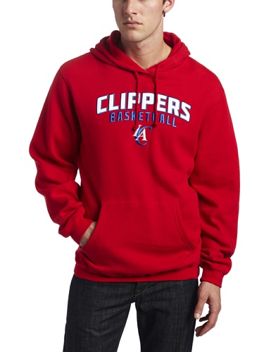NBA Men's Los Angeles Clippers Playbook Hood II (Red, XX-Large)