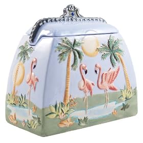 Flamingo Sunset Cookie Jar by CentralChef