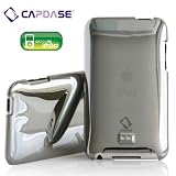 CAPDASE iPod touch 2nd & 3rd Generation Karapace Protective Case with Screen Guard Crystal Clear: Shimma, Silver 第２、第３世代 iPod touch 用 プロテクティブ ハードリアカバー シンマ （クリスタル・クリアー 液晶保護シート 付き） シルバー KPIPT2-3S0S