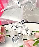Crystal Umbrella Design Keepsake (Quantity 15)
