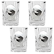 Atlanta Thrashers 4pc Square Shot Glass Set NHL Hockey