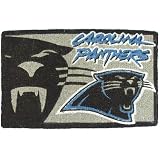 Team Sports Carolina Panthers 18x30 Bleached Welcome Mat