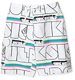 Quiksilver Boys 8 20 Pop Drop Board Short,White,12