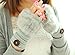 Nanxson(TM) Fingerless Thumb Hole Winter Knitted Thick Warmer Glove ST0008
