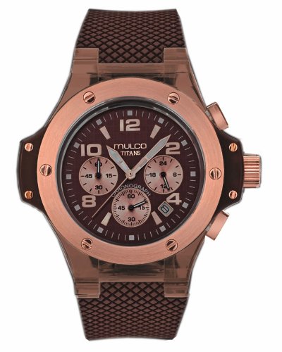 Mulco MW2-9619-033 Chronograph Titans Collection clear case watch
