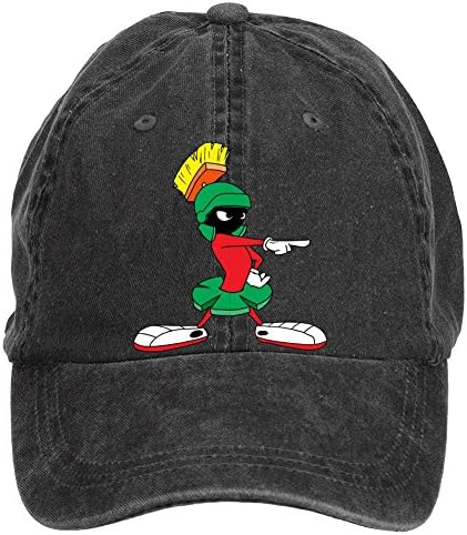 Creetive idea Adult Unisex Marvin The Martian Adjustable Custom Baseball Caps Black
