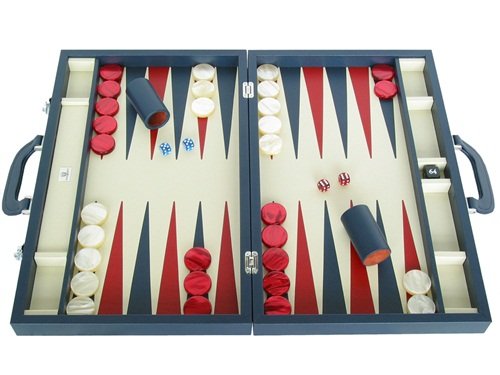 Zaza & Sacci Leather Backgammon Set Model ZS 612 Large Blue 51o2d45mR%2BL Zaza & Sacci Leather Backgammon Set Model ZS 612 Large Blue