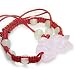 Good Luck Talisman Dragon Pink Jade Bracelet