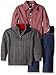 Nautica Baby-Boys 3 Piece Set Woven Marled Neck Sweater Denim Pant