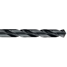 Cleveland 2001G Style High Speed Steel Jobbers' Drill Bit, Black Oxide, 118 Degree Point, Straight Shank