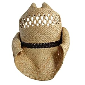 NATURAL TAN ROLLED EDGE SHAPEABLE COWBOY HAT by Colored Felt Hats