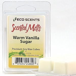 2-Pack EcoScents Scented Wax Melts - Warm Vanilla Sugar. A warm, sweet vanilla and...