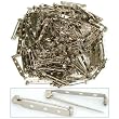 144 Bar Pin Backs Closed Clasp Hat Name Badge Parts