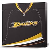 NHL Anaheim Ducks Dark Logo Canvas Print (12 x 12)