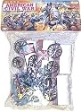 54mm Civil War Wagon & Union/ Confederate Figure Playset (Bagged) by BMC