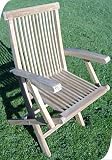 Teak Folding Dining Armchair