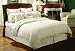 8pc Southern Textiles Miami Ivory Tone on Tone King Bedding Bed in a Bag Comforter Set