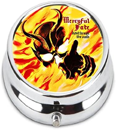 Carche Dara design Mercyful Fate Don't Break The Oath Custom Fashion Cases Travel Holder Storage Round Organizer Pill Box Medicine Pill