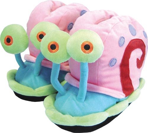 Hausschuh velour Sponge Bob - Schnecke Gary / Größe XL (44/46)