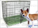 Folding Metal Dog Cat Crate Cage Kennel, 2 Doors, 30 X 21 X 24