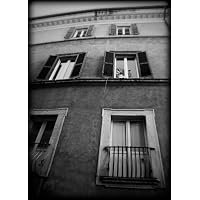 Rome Italy Cityscape Print Black and White ITBW4141 5x7