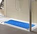 NTTR Non-Slip Anti-Bacterial Massage 16 x 39 Inches Bath Mat, Blue