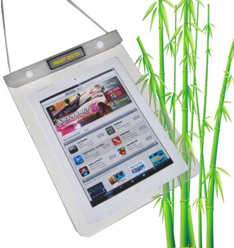 TrendyDigital Camera Friendly WaterGuard Waterproof Case for Apple New iPad, Compatible for iPad1,iPad 2, iPad 3, iPad 4 , Amazon Kindle Fire HD 8.9 or samsung galaxy tab 2 10.1, Samsung galaxy tab 3 10.1 (Clear)
