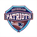 Neon Shield Wall Lamp - Patriots (15 X 13.25")
