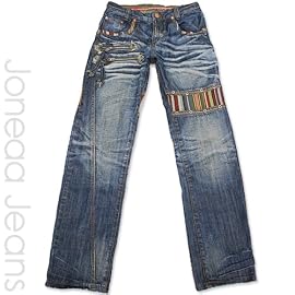 JONEAA JEANS･メキシカンラグWジップセミスキニージーンズ