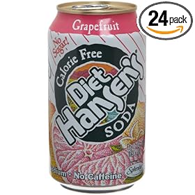 Hansen's Soda Diet Grapefruit, 12-Ounce Cans (Pack of 24)