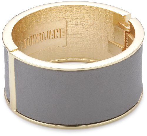 Tokyo Jane Damen-Armband Rita Wide Leder GO1100GREY1 Preisvergleich