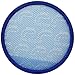 Hoover 304087001 WindTunnel Max Mult-Cyclonic Bagless Upright Washable Primary Blue Sponge Filter - 2 Genuine Filters