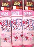 High School Musical Girls Sliper Socks - 3 pairs various sizes, Shoe Size 12-3