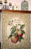 Grandes An Apple A Day Tapestry Wall Hanging New