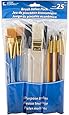 Loew-Cornell 245B Brush Set, Pack of 25, Multi Color