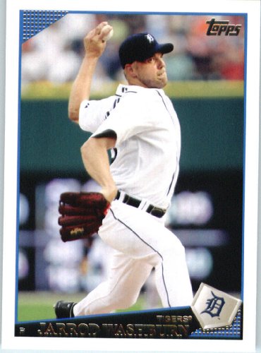 Jarrod Washburn - Detroit Tigers / 2009 Topps Update Baseball Card # UH94 / MLB Baseball Trading Card in Screwdown!