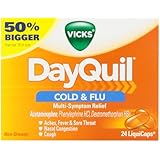 Vicks Dayquil Multi-System Cold/Flu Relief, Liquicaps, Non-Drowsy , 24 liquicaps