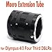 Olympus 4/3 Four Third Mount Macro Extension Tube Set Kit for Extreme Close-up, fits Olympus 4/3 Fiur Third DSLRs E-5 E-3 E-1 E-30 E-620 E-600 E-520 E-510 E-500 E-450 E-420 E-410 E-330 E300