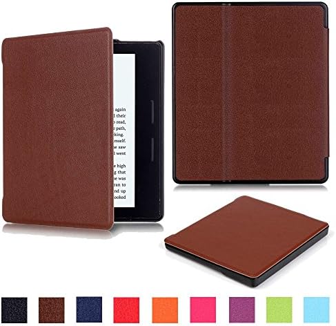 Kindle Oasis Case, Ultra Thin Lightweight Stand Folio Tablet Case, Vistore Premium PU Leather Cover Case for 6 inch New Kindle Oasis eReader(2016 Released)(Brown)