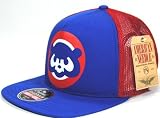 Chicago Cubs MLB Mesh Snapback Authentic Trucker Hat by American Needle