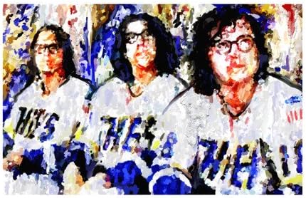 SLAP SHOT Hanson Brothers POP Art Canvas Hockey Movie Poster