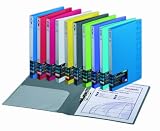 Produkt-Bild: Rainbow ReBorn Klemmordner (Format A4) 10 St&uuml;ck farbig sortiert