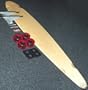 Blank Carve-One Longboard Skateboard Complete Nat/Red