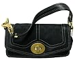 AUTHENTIC COACH LEGACY BLACK SIGNATURE FLAP 10335