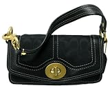 AUTHENTIC COACH LEGACY BLACK SIGNATURE FLAP 10335