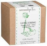 SerendipiTea Lung Ching, Dragon's Well, China, Organic Green Tea, 4-Ounce Boxes (Pack of 2)