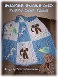 Snakes and Snails and Puppy Dog Tails baby afghan crochet pattern