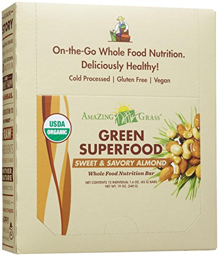 Amazing Grass Sweet and Savory Green SuperFood Bars 12ct-12 ct
