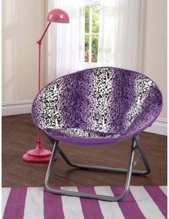 Cocoon Faux Fur Saucer Chair, multiple colors | Purple